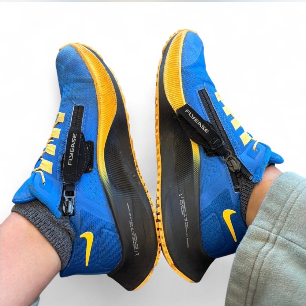 Nike Blue and Yellow Athletic Shoes
